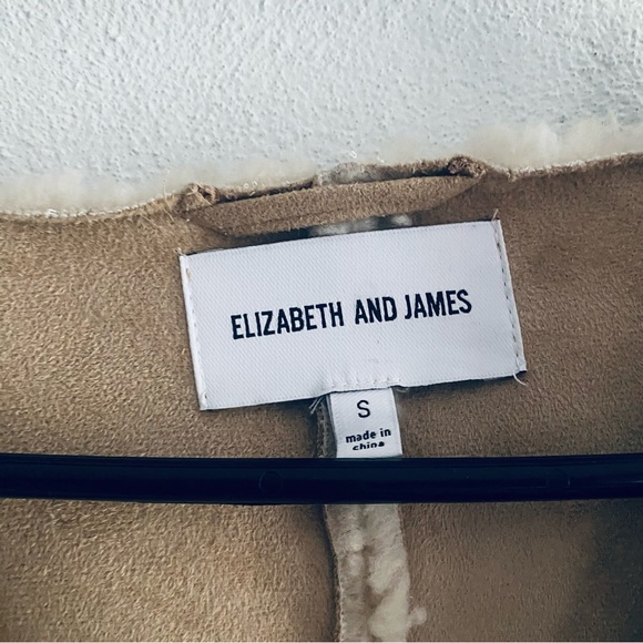 Elizabeth and James Cream Teddy Sherpa Jacket - Picture 6 of 11